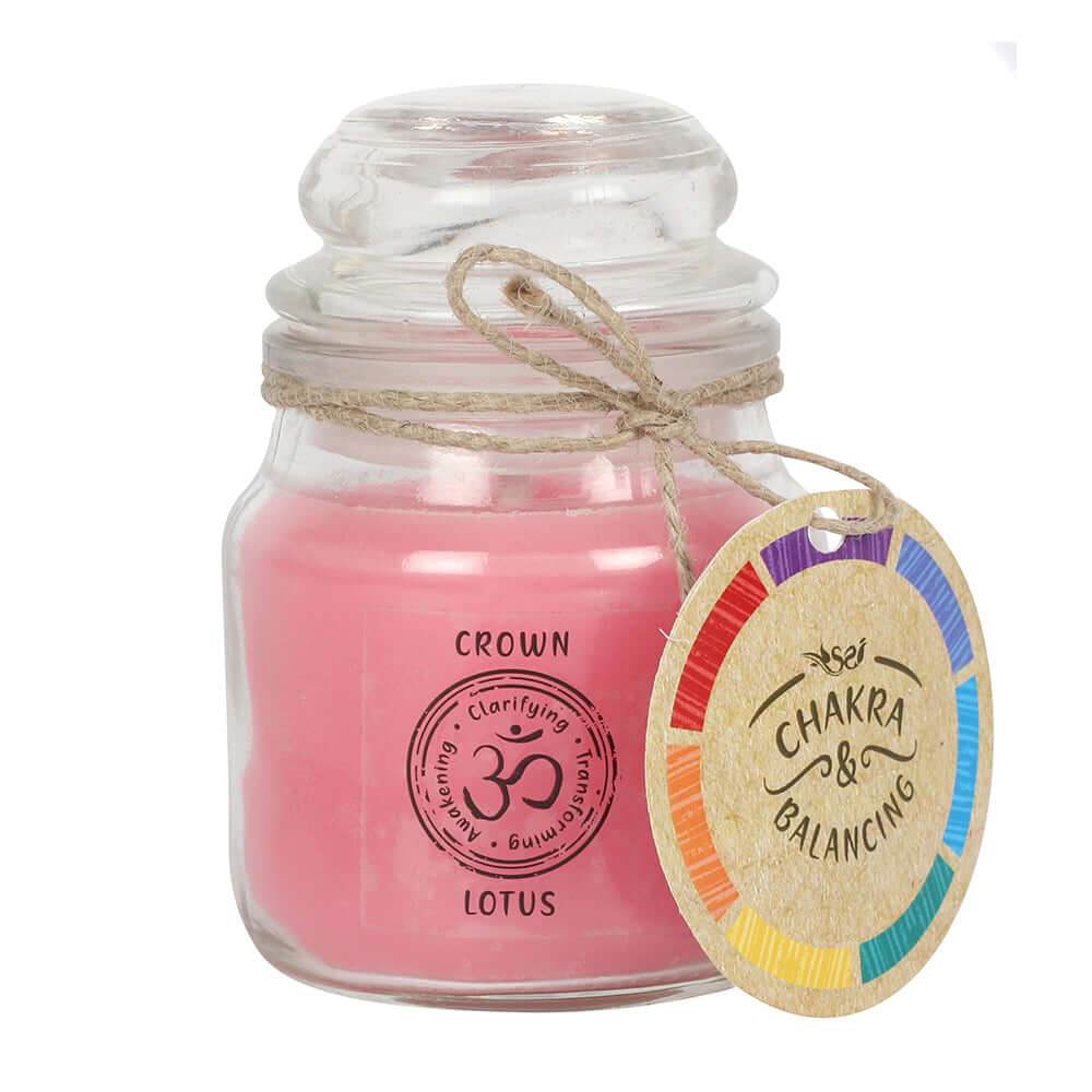 9cm Crown Chakra Scented Candle - Emily Zen Goddess