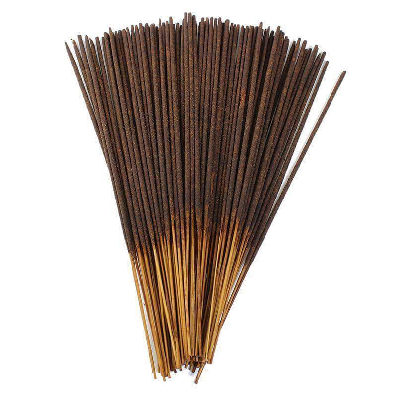 Bundle of Dragon's Blood Incense sticks with a 45-minute burn time, known for its deep, slightly sweet scent and spiritual benefits.