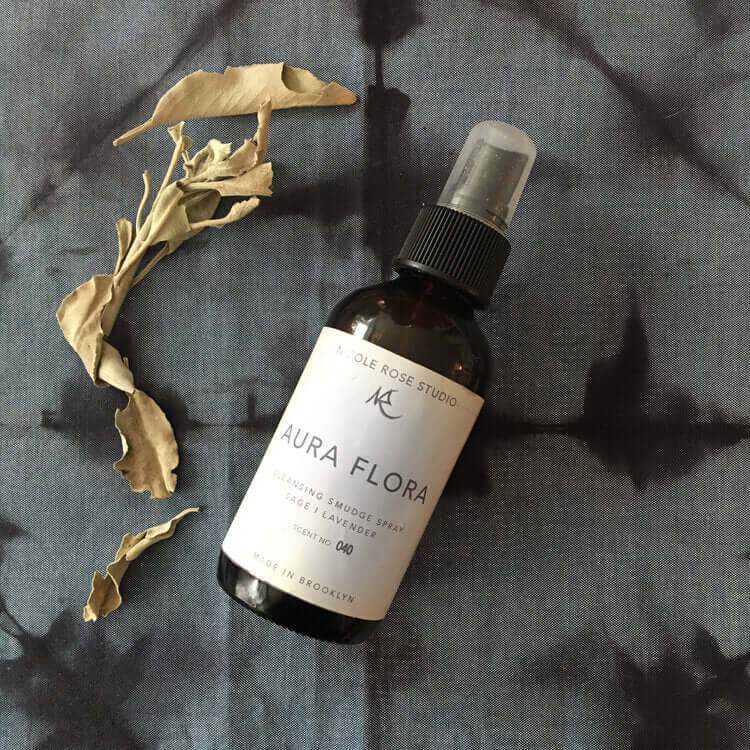 Aura Flora Sage Cleansing Smudge Spray - Emily Zen Goddess