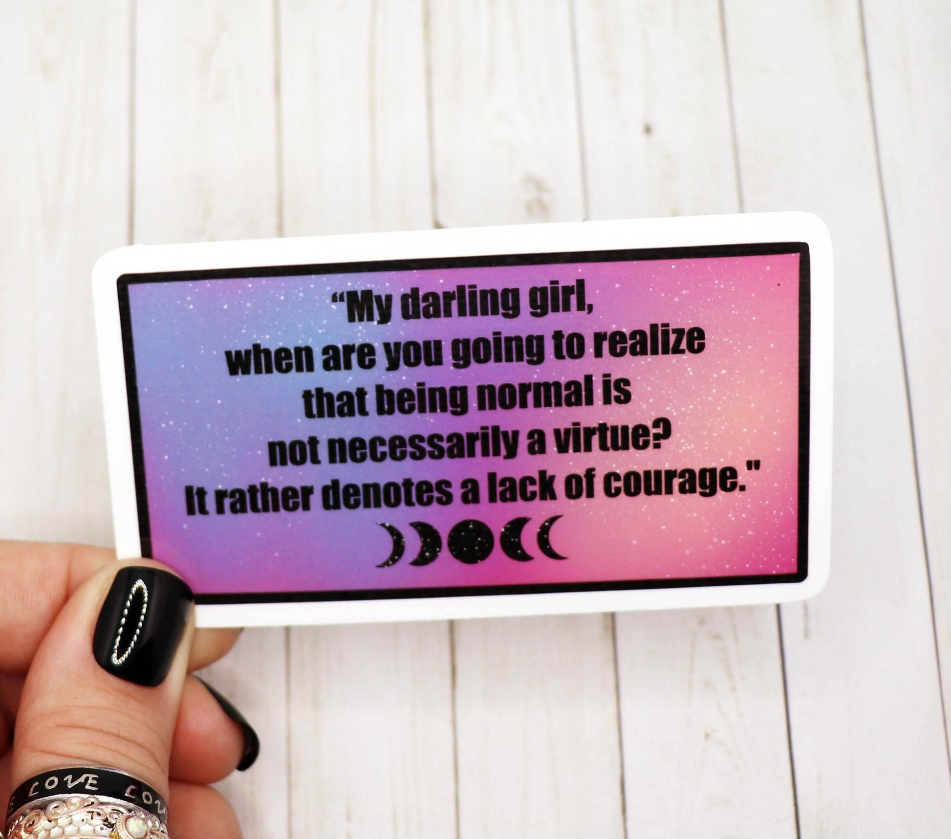 Practical Magic Quote Vinyl Sticker - Emily Zen Goddess